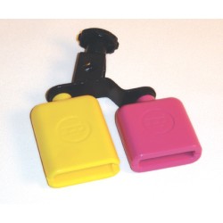 Century Blocchetto doppio viola e giallo