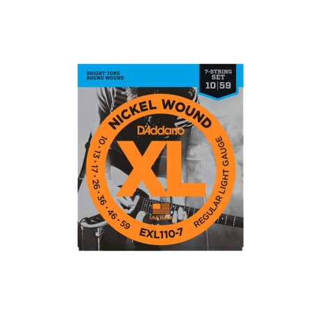 D'addario EXL110-7 Regularr Light